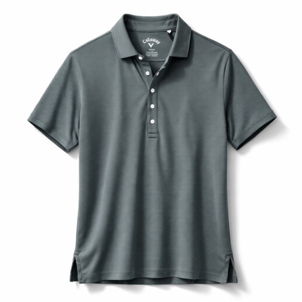 Callaway Opti-Dri Short Sleeve Polo Men’s XL in Smoked Pearl Sage UPF 50 Top NWT